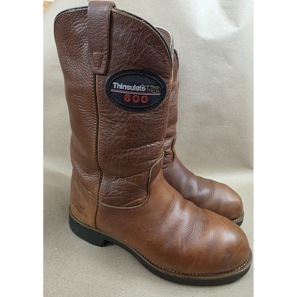 USA Georgia Boot (Sz 9 M) Sport & Trail Wellington Brown Mens Insulated